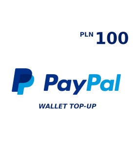 PayPal Wallet PLN 100 Top Up Key GLOBAL